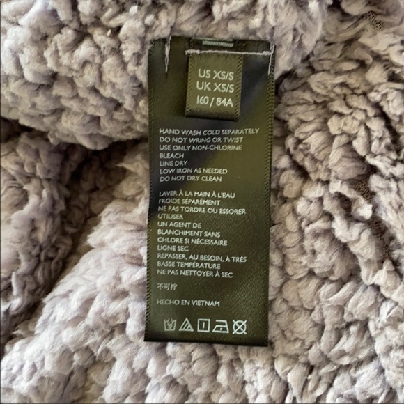 UO Reversible Fleece Hooded Purple Jacket - Picture 9 of 16